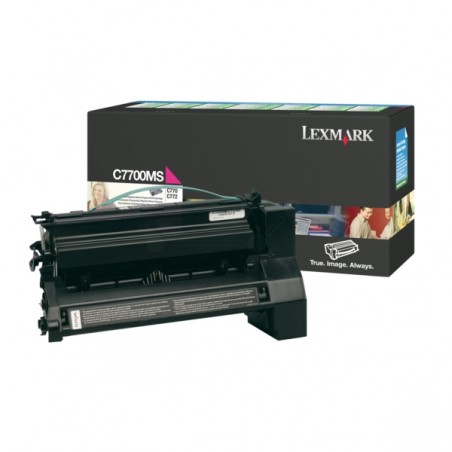 Lexmark Original Toner cartridge magenta return program (C7700MS)