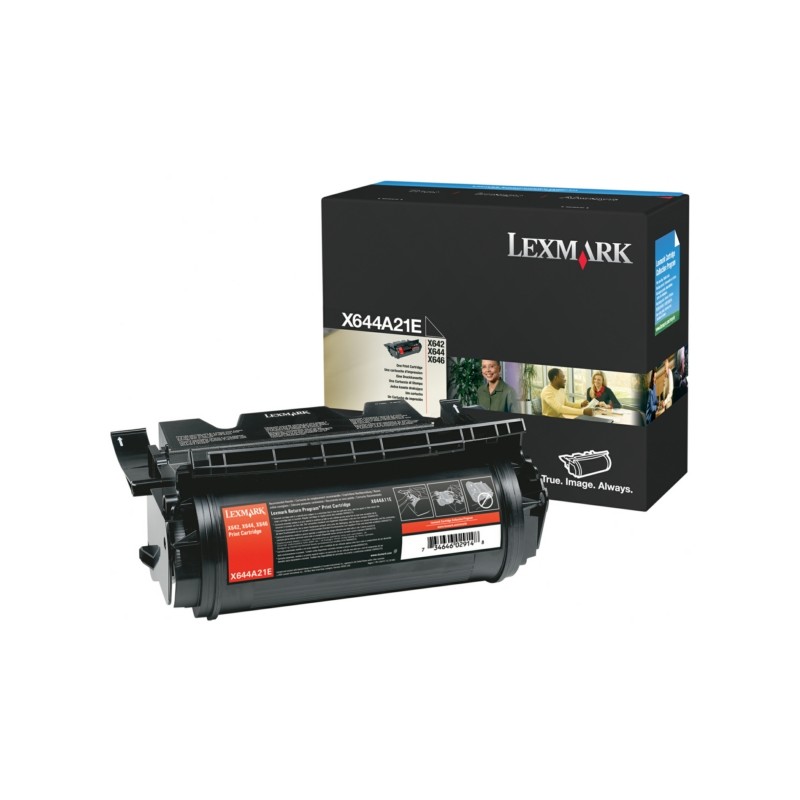 Lexmark Original Toner cartridge black (X644A21E) Lexmark Original Toner cartridge black (X644A21E)