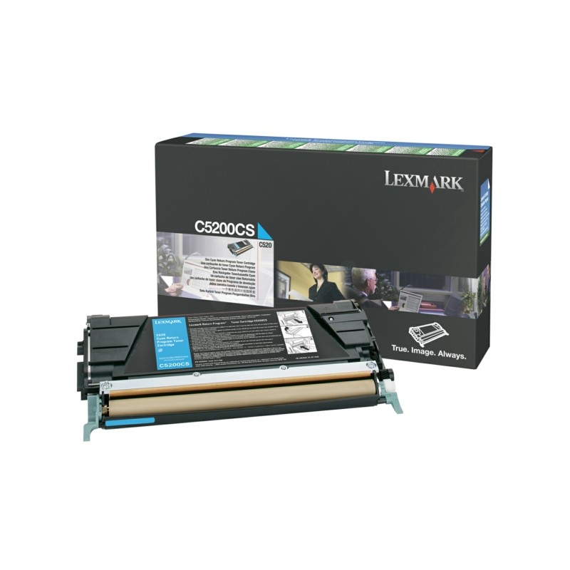 Lexmark Original Toner-kit cyan return program (C5200CS) Lexmark Original Toner-kit cyan return program (C5200CS)