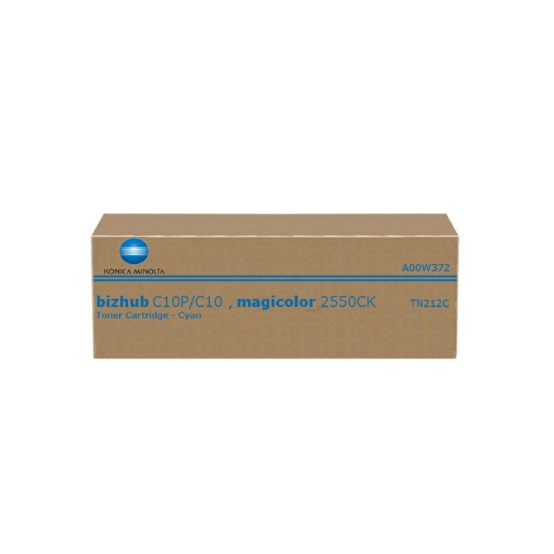 Konica Minolta (TN-212 C) Original Toner cyan (A00W372) Konica Minolta (TN-212 C) Original Toner cyan (A00W372)