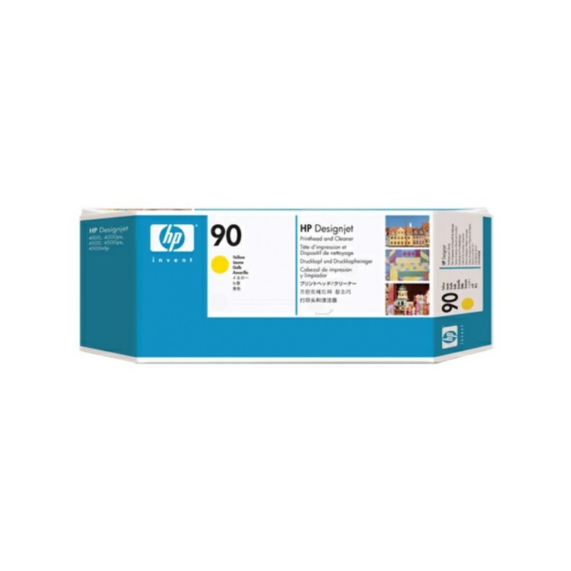 HP (90) Original Printhead yellow + Printhead cleaner (C5057A) HP (90) Original Printhead yellow + Printhead cleaner (C5057A)