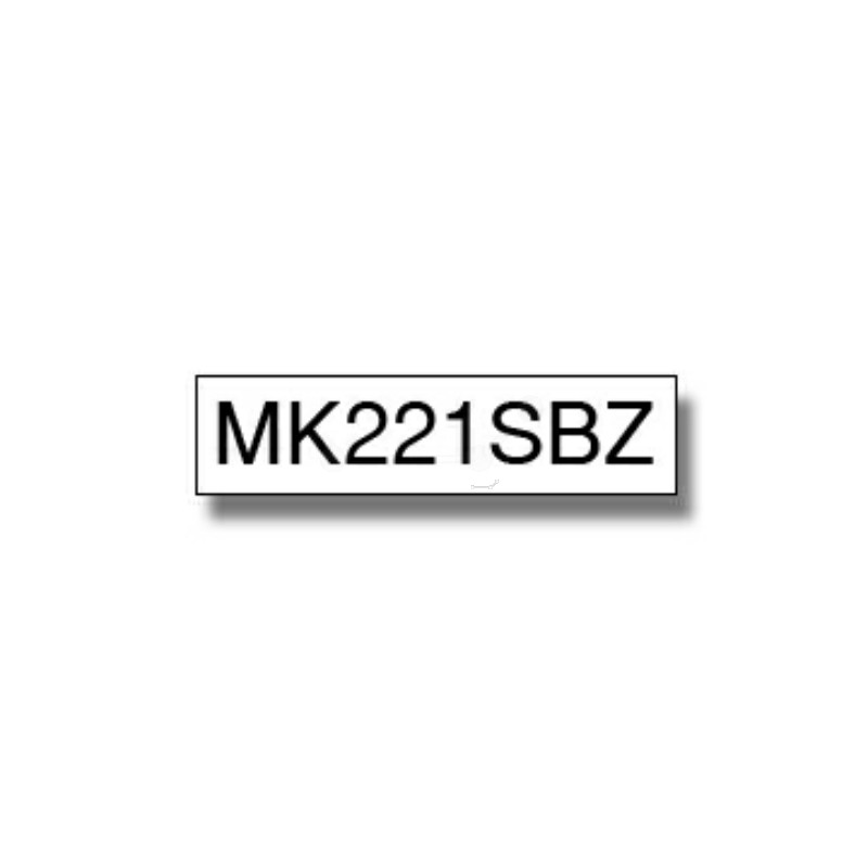 Brother Original DirectLabel black on white (MK-221SBZ) Brother Original DirectLabel black on white (MK-221SBZ)