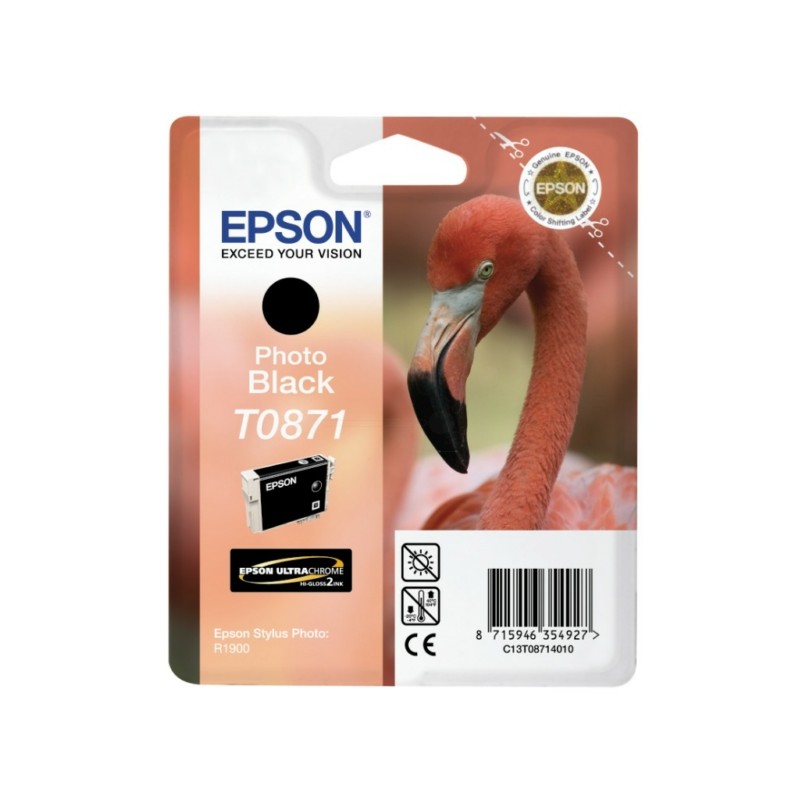 Epson (T0871) Original Ink cartridge foto black (C13T08714010) Epson (T0871) Original Ink cartridge foto black (C13T08714010)