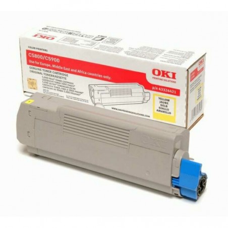 OKI Original Toner yellow (43324421)