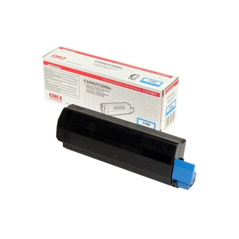 OKI Original Toner cyan (43034807) OKI Original Toner cyan (43034807)
