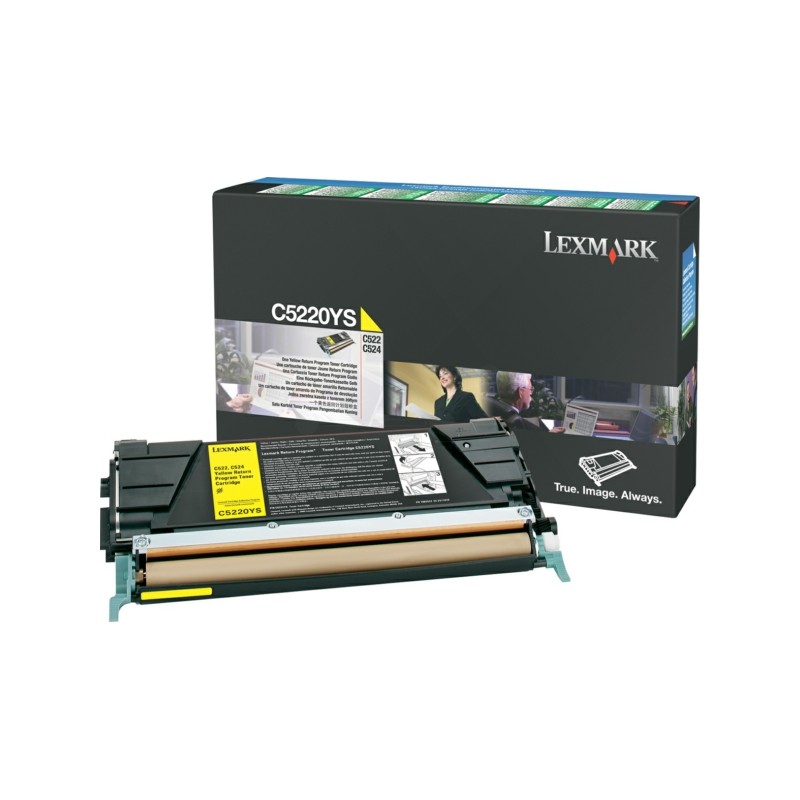 Lexmark Original Toner-kit yellow return program (C5220YS) Lexmark Original Toner-kit yellow return program (C5220YS)