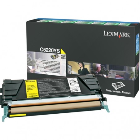 Lexmark Original Toner-kit yellow return program (C5220YS)