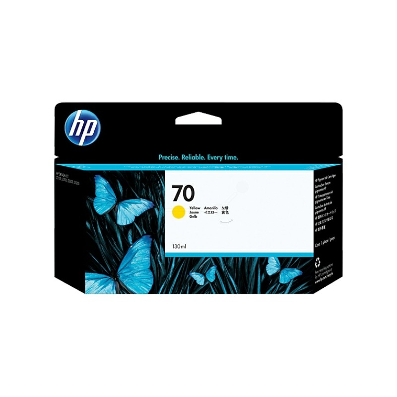 HP (70) Original Ink cartridge yellow (C9454A) HP (70) Original Ink cartridge yellow (C9454A)