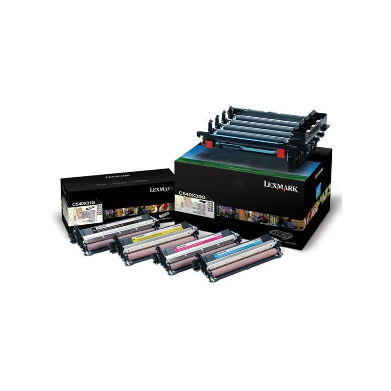 Lexmark Original Drum kit multi pack Bk,C,M,Y (C540X74G) Lexmark Original Drum kit multi pack Bk,C,M,Y (C540X74G)