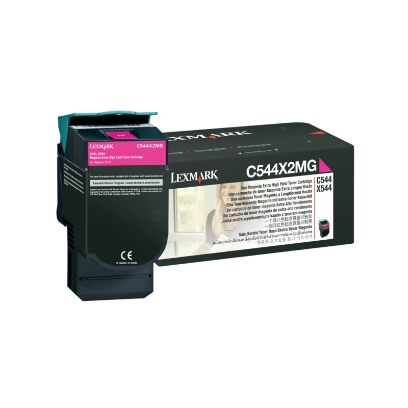 Lexmark Original Toner magenta (C544X2MG) Lexmark Original Toner magenta (C544X2MG)