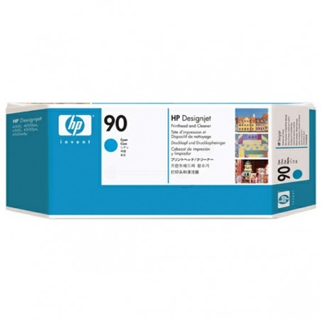 HP  (90) Original Printhead cyan + Printhead cleaner (C5055A)