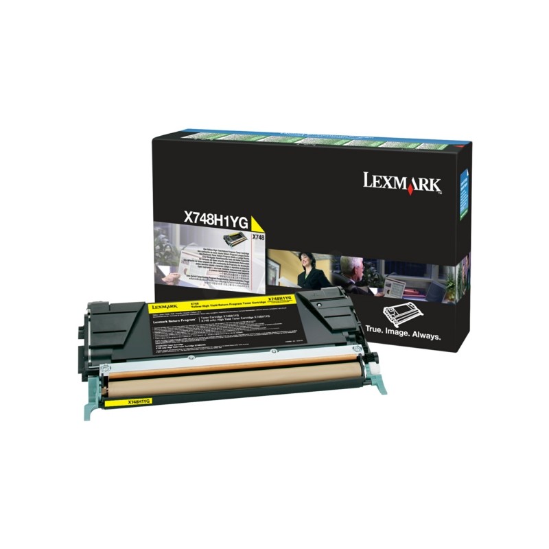 Lexmark Original Toner cartridge yellow return program (X748H1YG) Lexmark Original Toner cartridge yellow return program (X748H1YG)