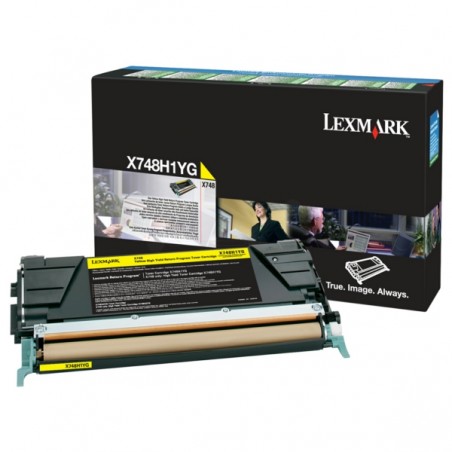 Lexmark Original Toner cartridge yellow return program (X748H1YG)
