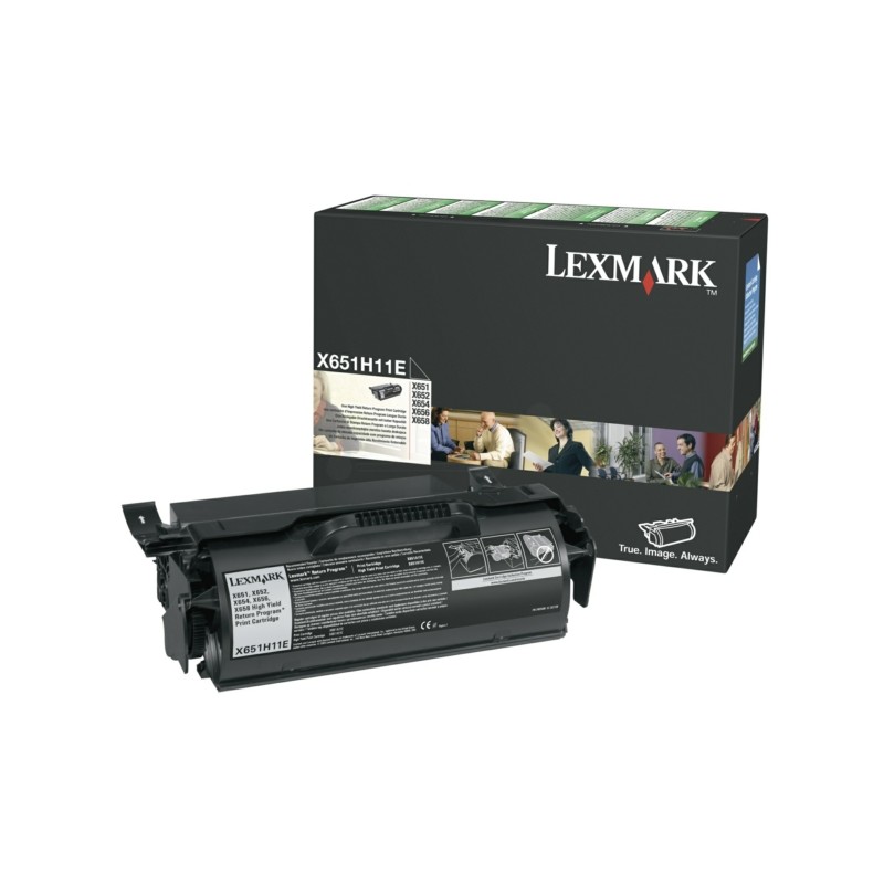 Lexmark Original Toner cartridge black return program (X651H11E) Lexmark Original Toner cartridge black return program (X651H11E)