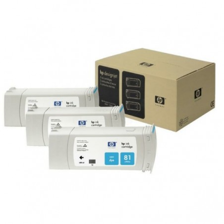 HP  (81) Original Ink cartridge cyan (C5067A)