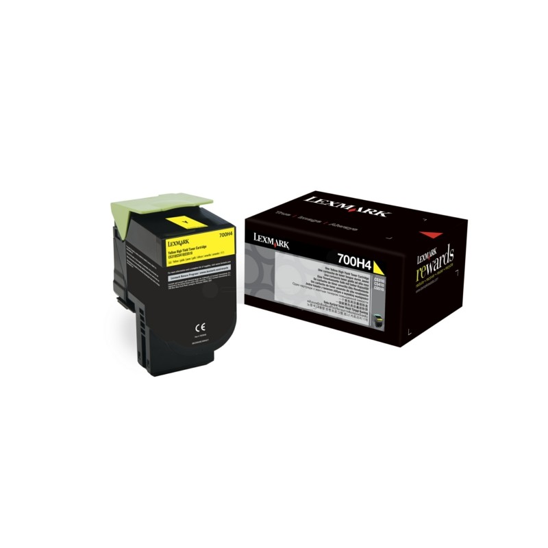 Lexmark (700H4) Original Toner-kit yellow (70C0H40) Lexmark (700H4) Original Toner-kit yellow (70C0H40)