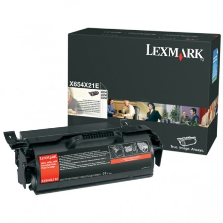 Lexmark Original Toner cartridge black (X654X21E)