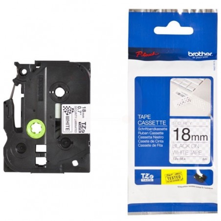 Brother Original DirectLabel black on white Laminat (TZE-SE4)