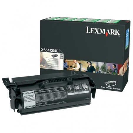 Lexmark Original Toner cartridge black for Etikettes (X654X04E)