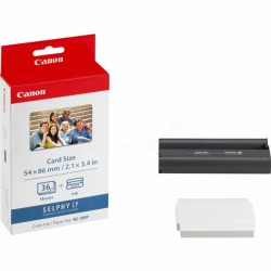 Canon  (KC-36 IP) Original inking-kit + inkjet-paper Credit Card (7739A001)