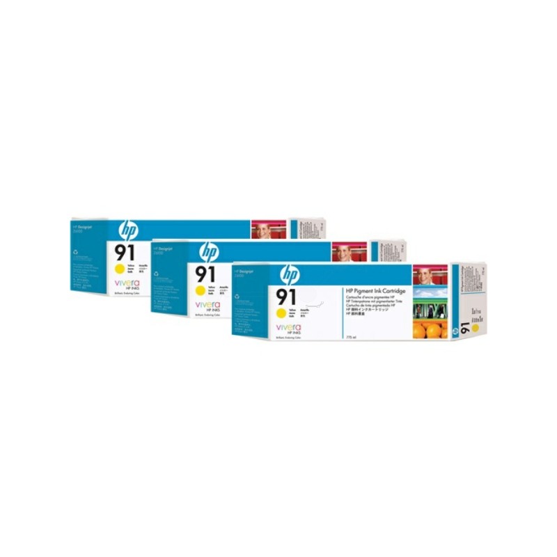 HP (91) Original Ink cartridge yellow (C9485A) HP (91) Original Ink cartridge yellow (C9485A)
