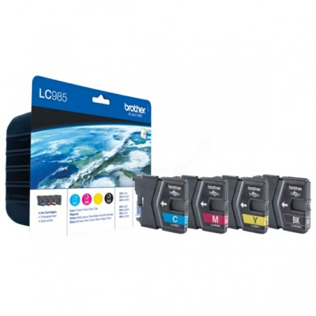 Brother Original Ink cartridge multi pack Bk,C,M,Y (LC-985VALBP)