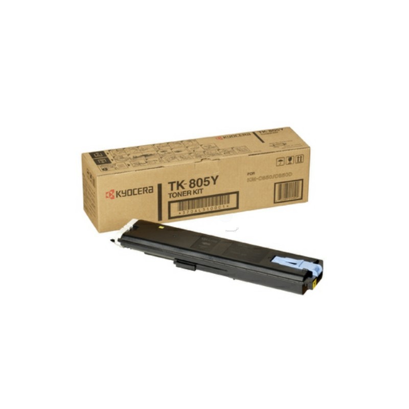 Kyocera (TK-805 Y) Original Toner yellow (370AL310) Kyocera (TK-805 Y) Original Toner yellow (370AL310)