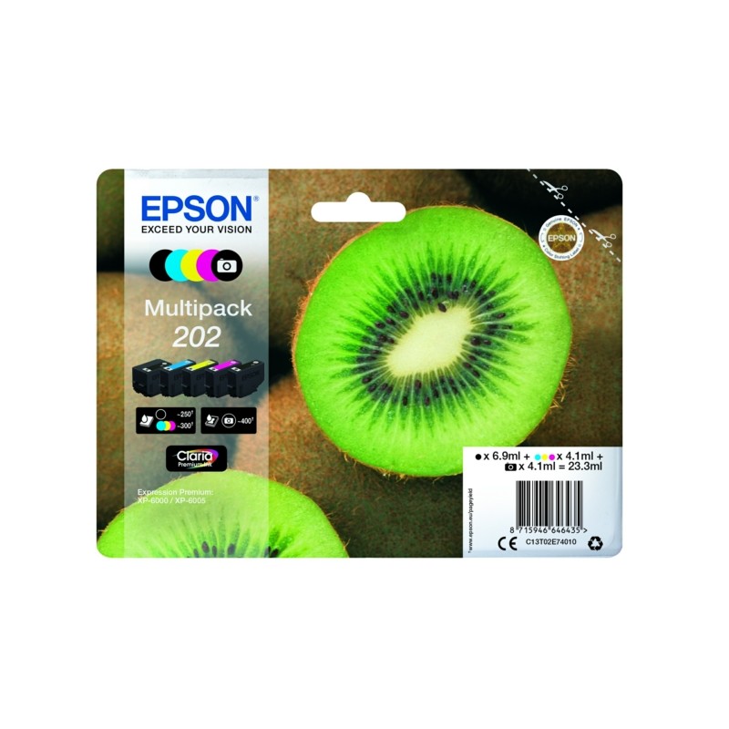 Epson Original Ink cartridge multi pack Bk,Pbk,C,M,Y (C13T02E74010) Epson Original Ink cartridge multi pack Bk,Pbk,C,M,Y (C13T02E74010)