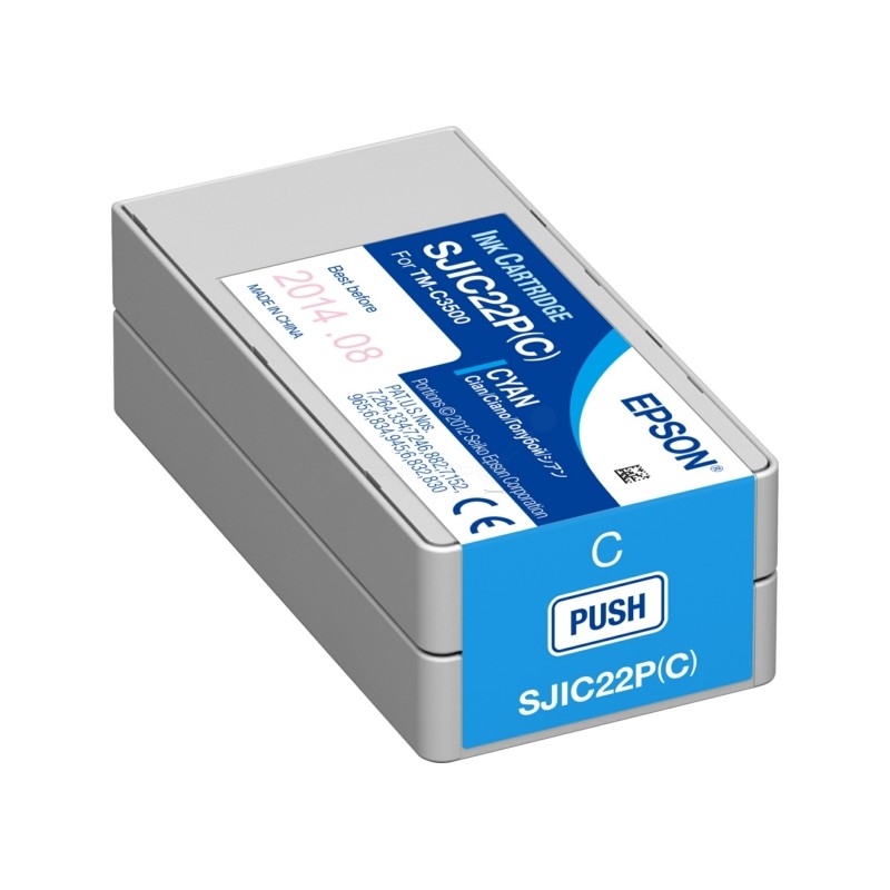 Epson (SJI-C-22-P-(C)) Original Ink cartridge cyan (C33S020602) Epson (SJI-C-22-P-(C)) Original Ink cartridge cyan (C33S020602)