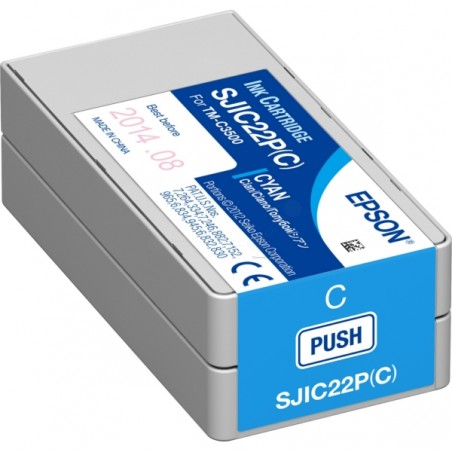 Epson  (SJI-C-22-P-(C)) Original Ink cartridge cyan (C33S020602)