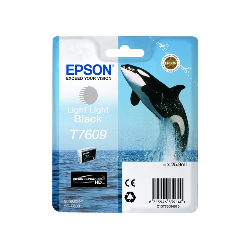 Epson (T7609) Original Ink cartridge bright bright black (C13T76094010) Epson (T7609) Original Ink cartridge bright bright black (C13T76094010)