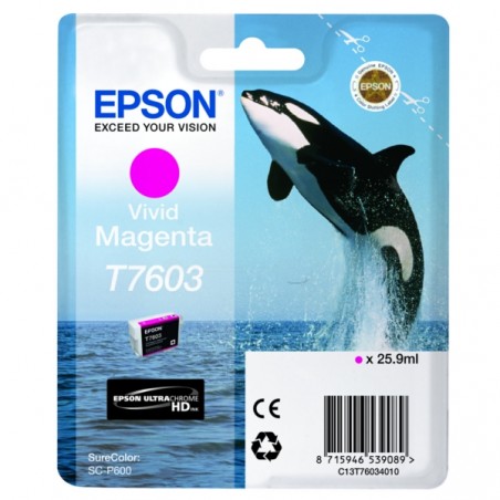 Epson  (T7603) Original Ink cartridge magenta (C13T76034010)