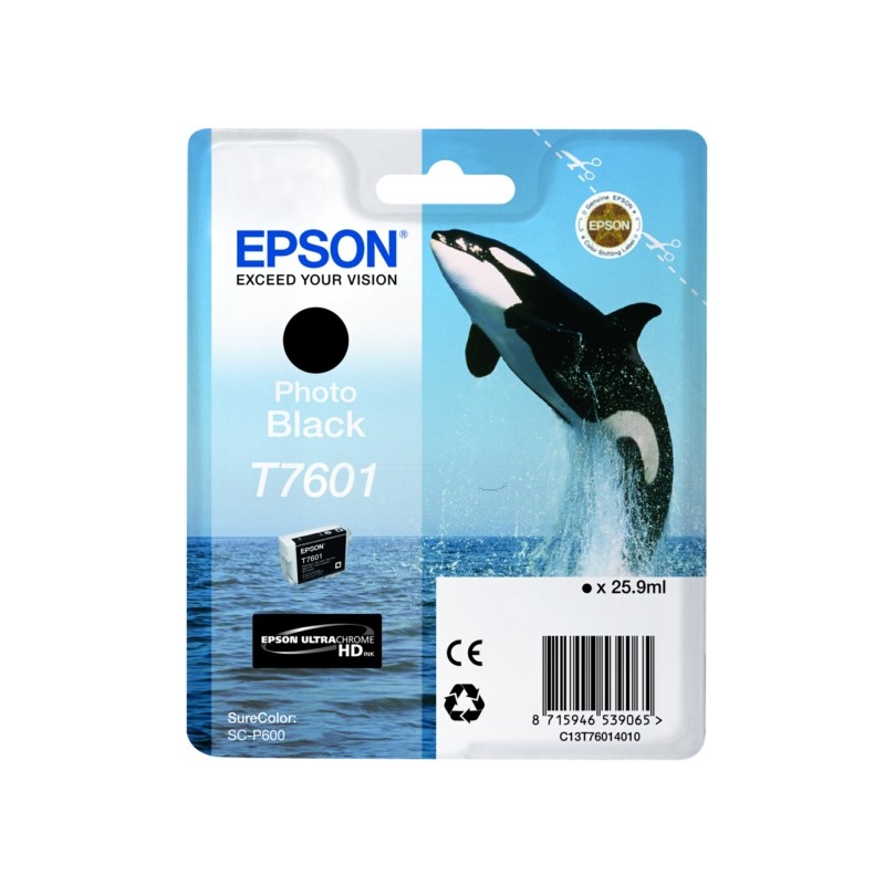 Epson (T7601) Original Ink cartridge foto black (C13T76014010) Epson (T7601) Original Ink cartridge foto black (C13T76014010)