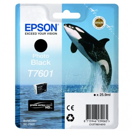 Epson  (T7601) Original Ink cartridge foto black (C13T76014010)