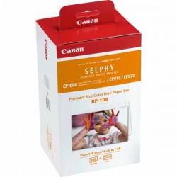 Canon  (RP-108) Original Photo cartridge color + Paper 100x148 mm (8568B001)