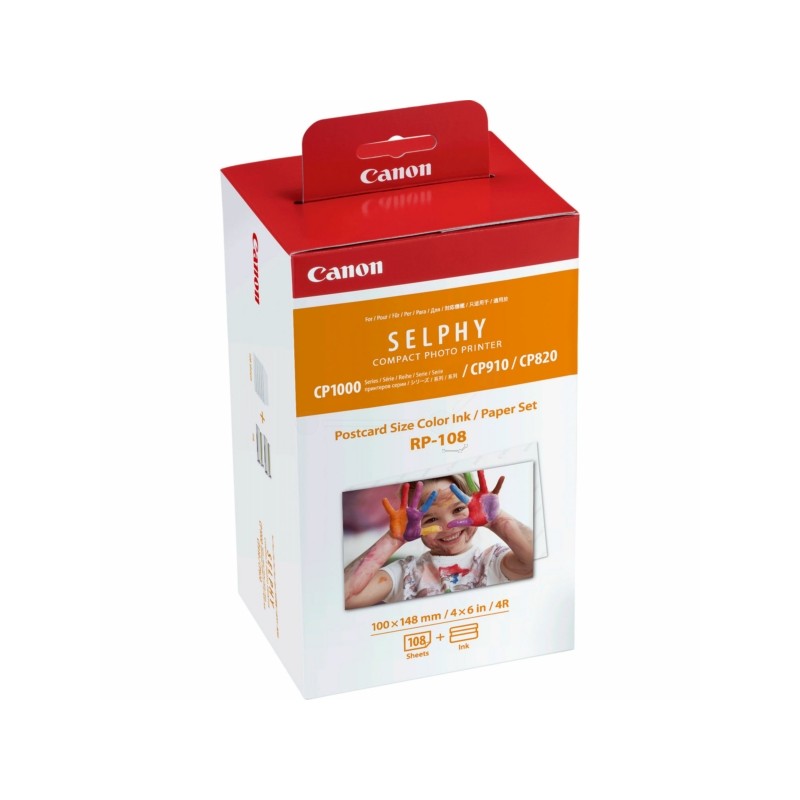 Canon (RP-108) Original Photo cartridge color + Paper 100x148 mm (8568B001) Canon (RP-108) Original Photo cartridge color + Paper 100x148 mm (8568B001)