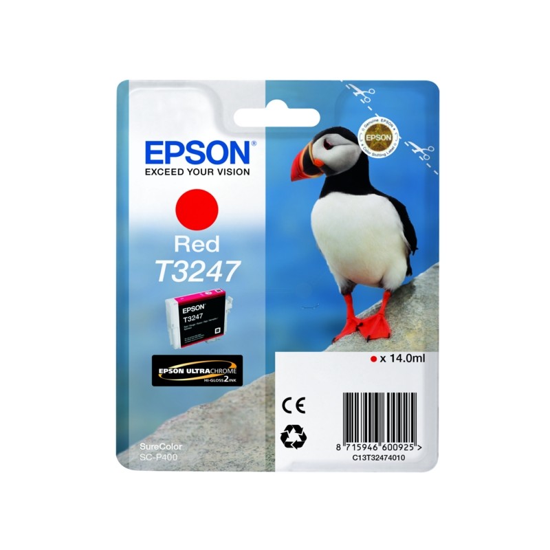 Epson (T3247) Original Ink cartridge red (C13T32474010) Epson (T3247) Original Ink cartridge red (C13T32474010)