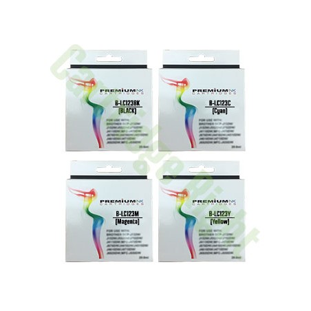 Brother  (LC123VALBPDR) Compatible Ink cartridge multi pack Bk,C,M,Y(11510132)