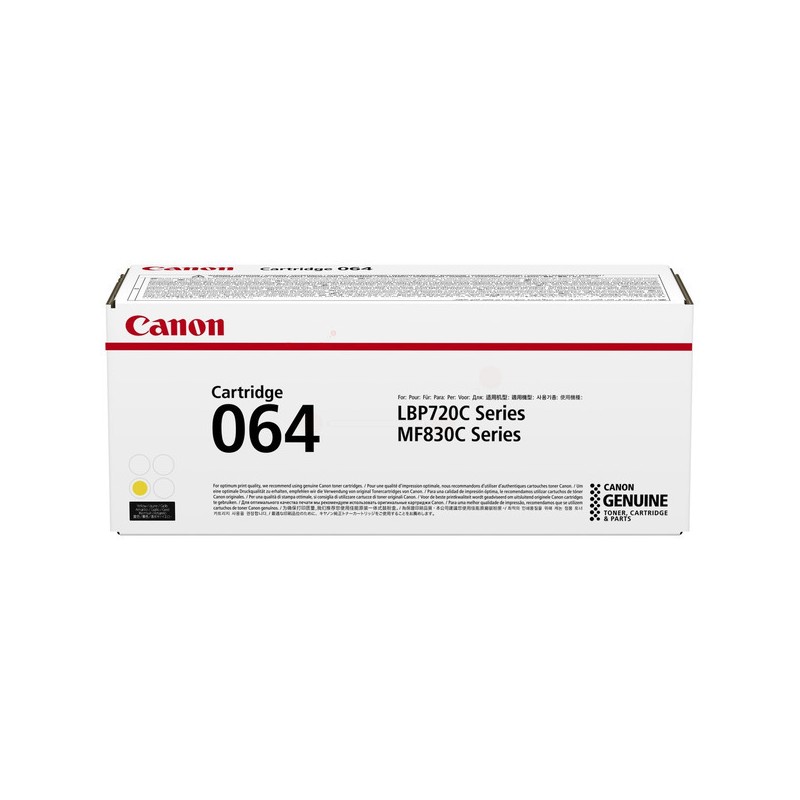 Canon (064 Y) Original Toner cartridge yellow (4931C001) Canon (064 Y) Original Toner cartridge yellow (4931C001)