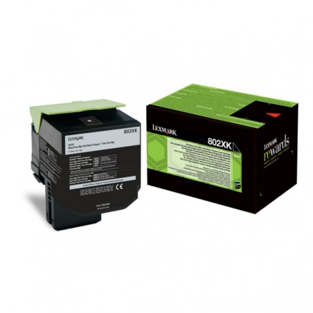 Lexmark  (802XK) Original Toner-kit black extra High-Capacity return program (80C2XK0)