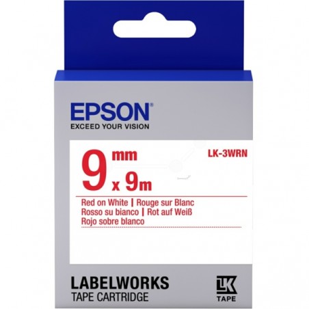 Epson  (LK-3WRN) Original Ribbon red on white (C53S653008)