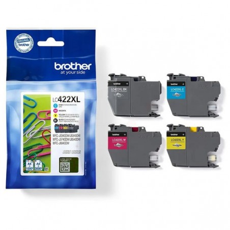 Brother Original Ink cartridge multi pack high-capacity Bk,C,M,Y (LC-422XLVAL)