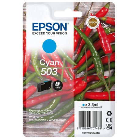 Epson  (503) Original Ink cartridge cyan (C13T09Q24010)