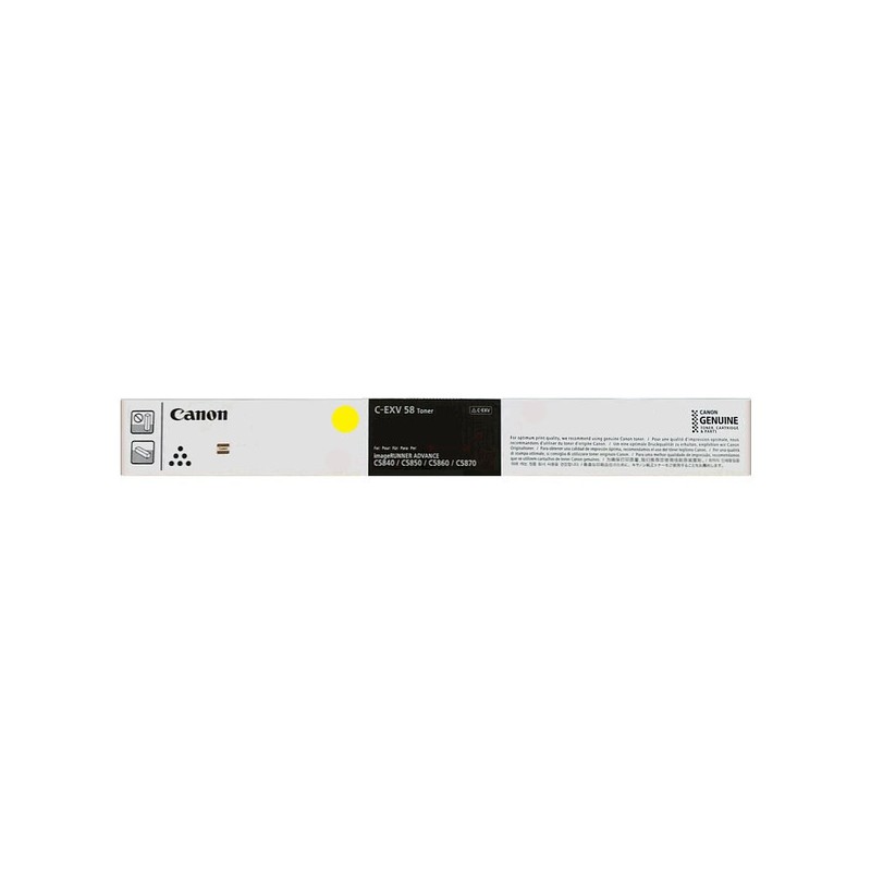 Canon (C-EXV 58 L Y) Original Toner yellow (3769C002) Canon (C-EXV 58 L Y) Original Toner yellow (3769C002)