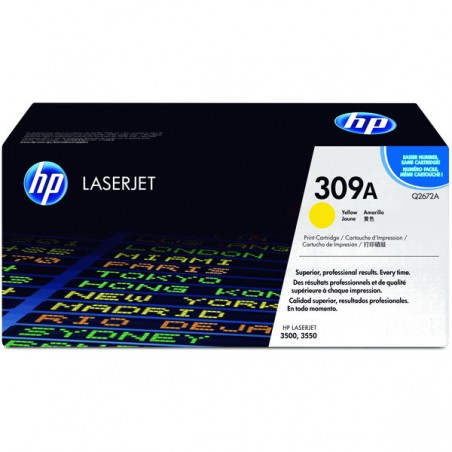 HP  (309A) Original Toner cartridge yellow (Q2672A)