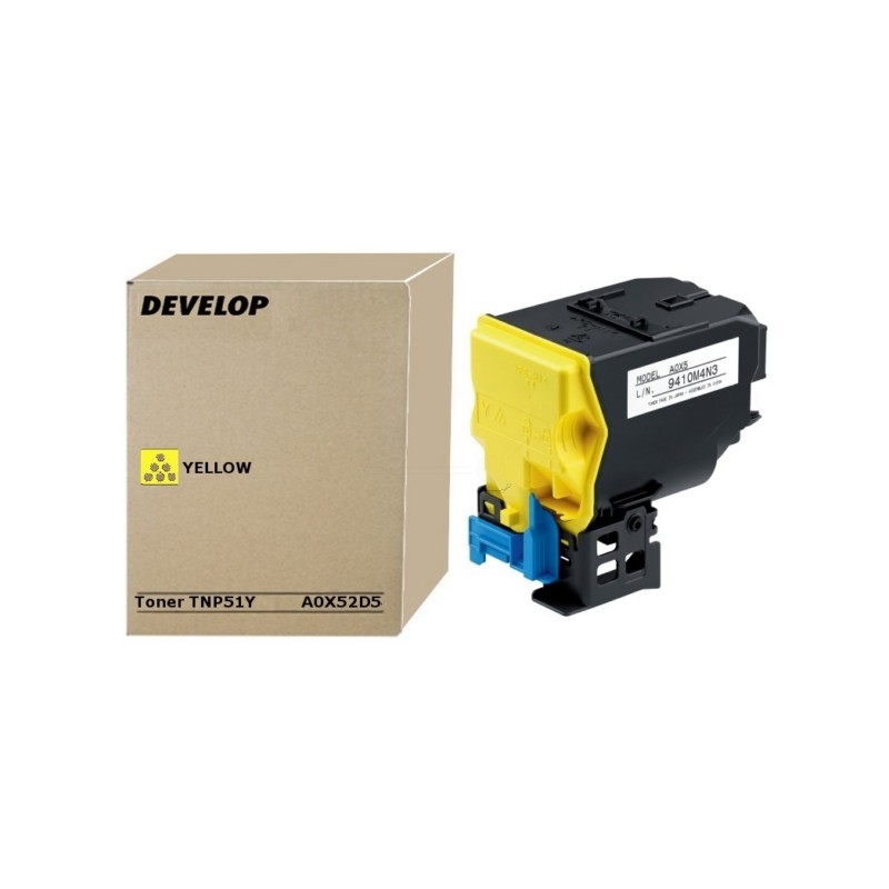 Develop (TNP-51 Y) Original Toner-kit yellow (A0X52D5) Develop (TNP-51 Y) Original Toner-kit yellow (A0X52D5)