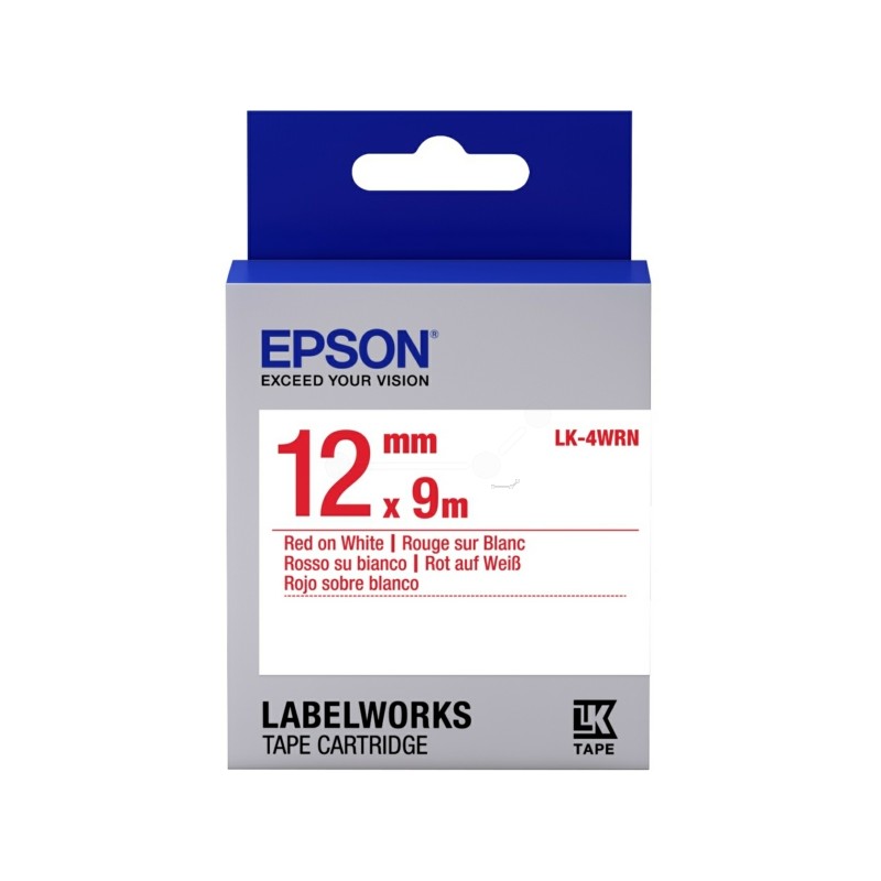 Epson (LK-4WRN) Original Ribbon red on white (C53S654011) Epson (LK-4WRN) Original Ribbon red on white (C53S654011)