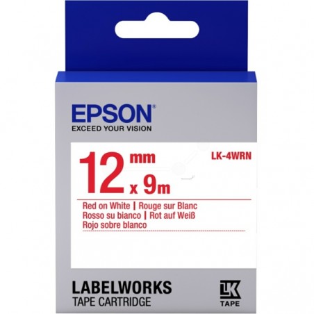 Epson  (LK-4WRN) Original Ribbon red on white (C53S654011)