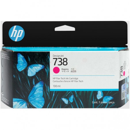 HP  (738) Original Ink cartridge magenta (498N6A)