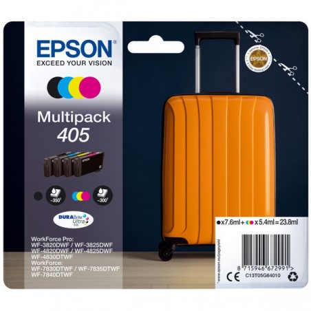 Epson  (405) Original Ink cartridge multi pack Bk,C,M,Y (C13T05G64010)